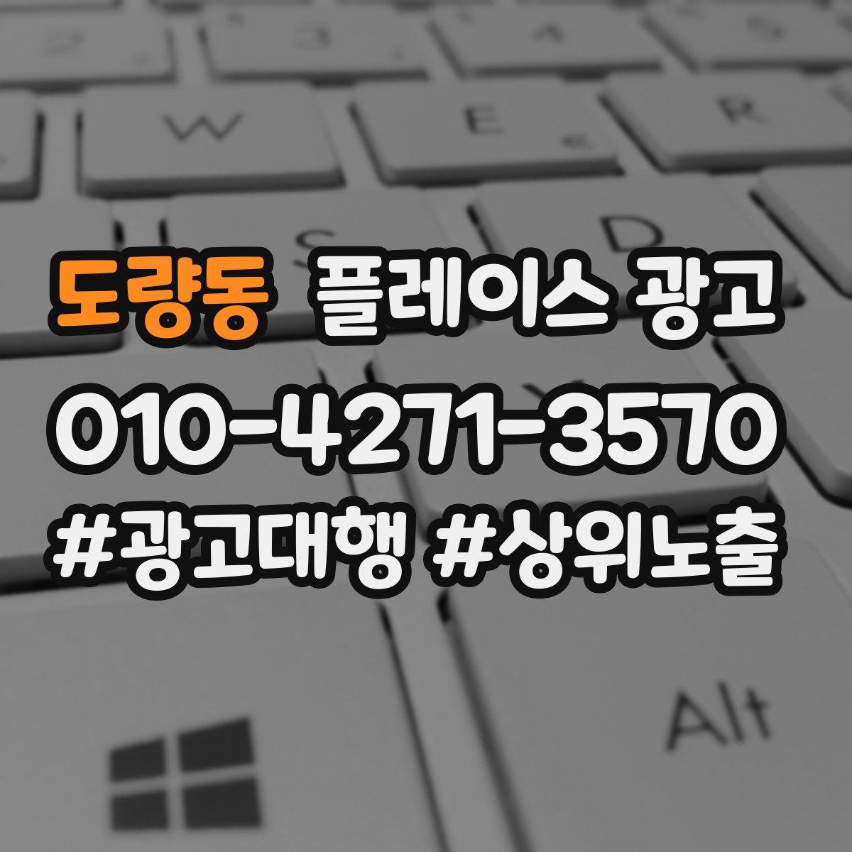 도량동 플레이스 광고