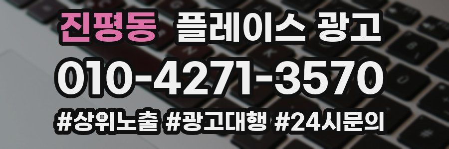진평동 플레이스 광고