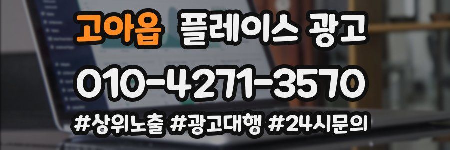 고아읍 플레이스 광고