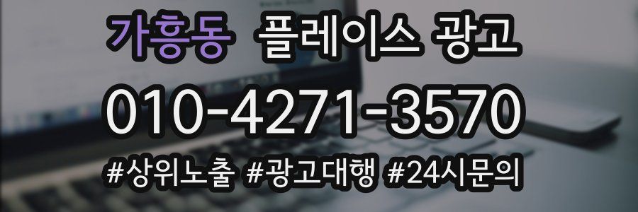 가흥동 플레이스 광고