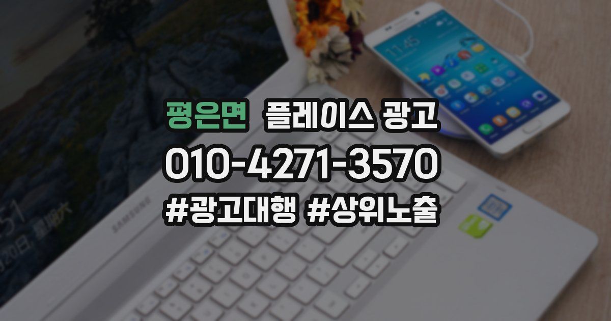 평은면 플레이스 광고
