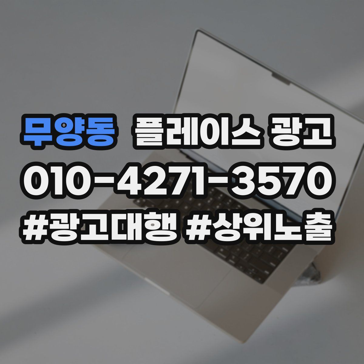 무양동 플레이스 광고