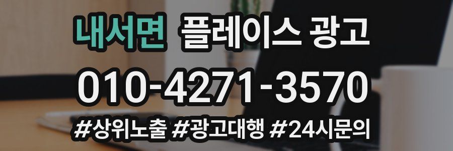 내서면 플레이스 광고