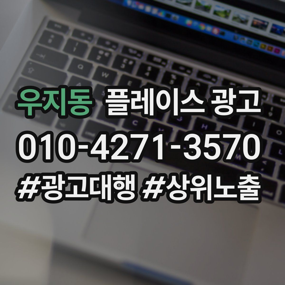 우지동 플레이스 광고