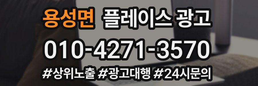 용성면 플레이스 광고