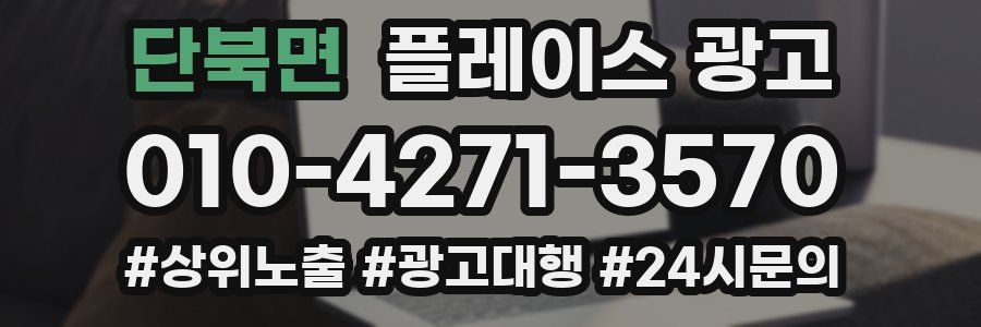 단북면 플레이스 광고