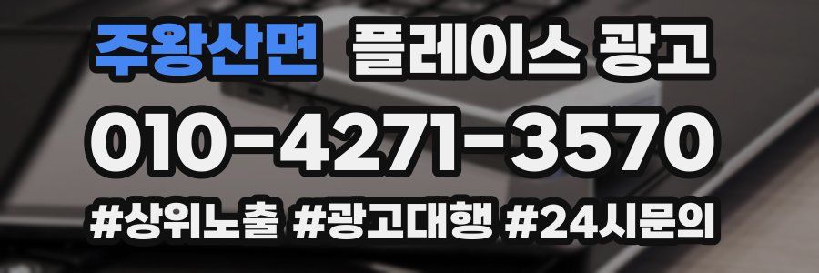 주왕산면 플레이스 광고