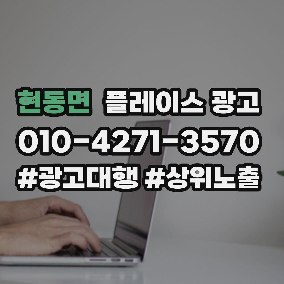 현동면 플레이스 광고