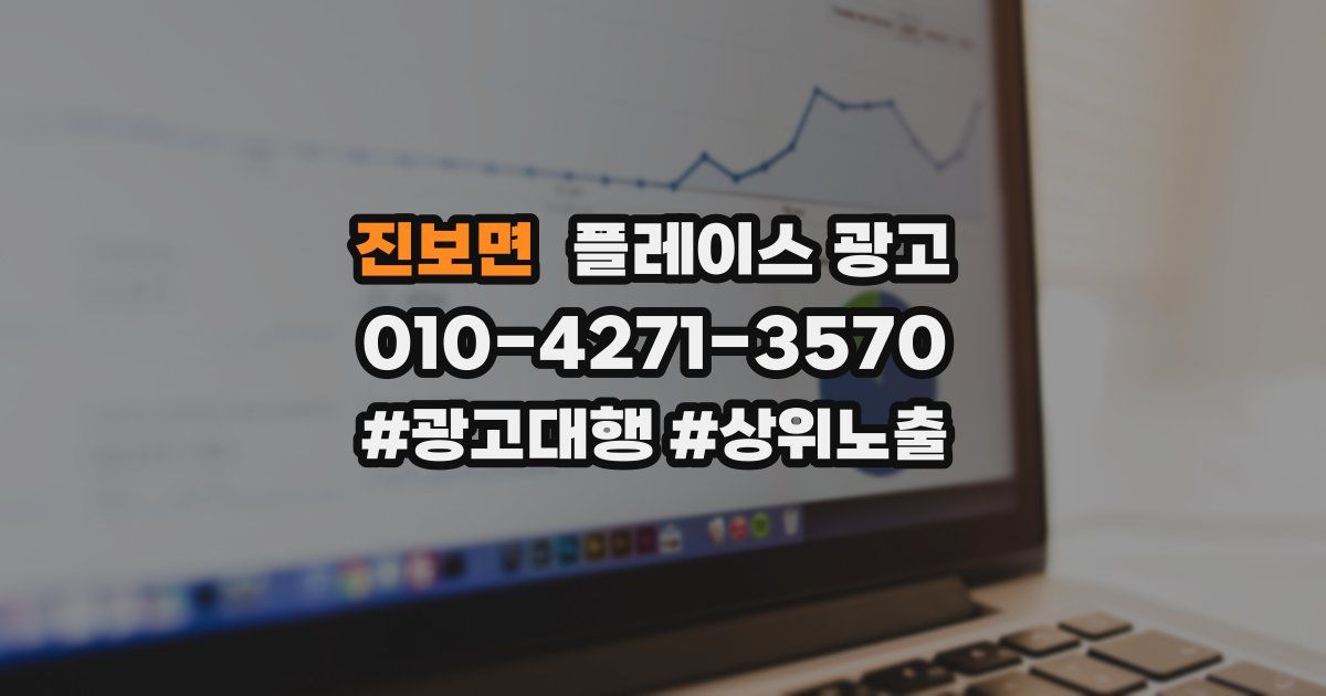 진보면 플레이스 광고