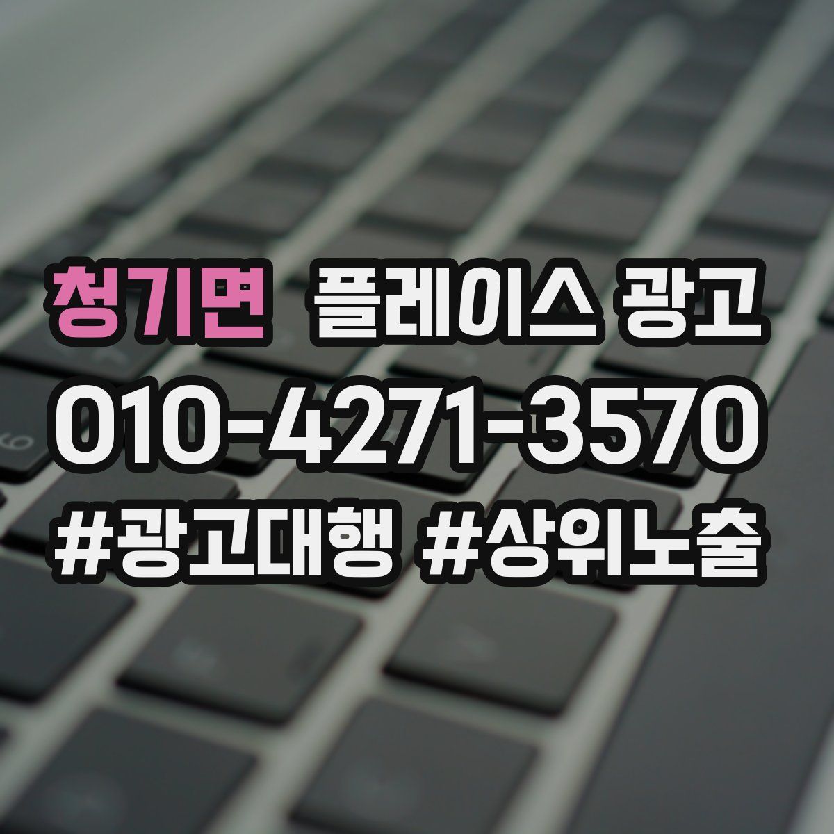 청기면 플레이스 광고