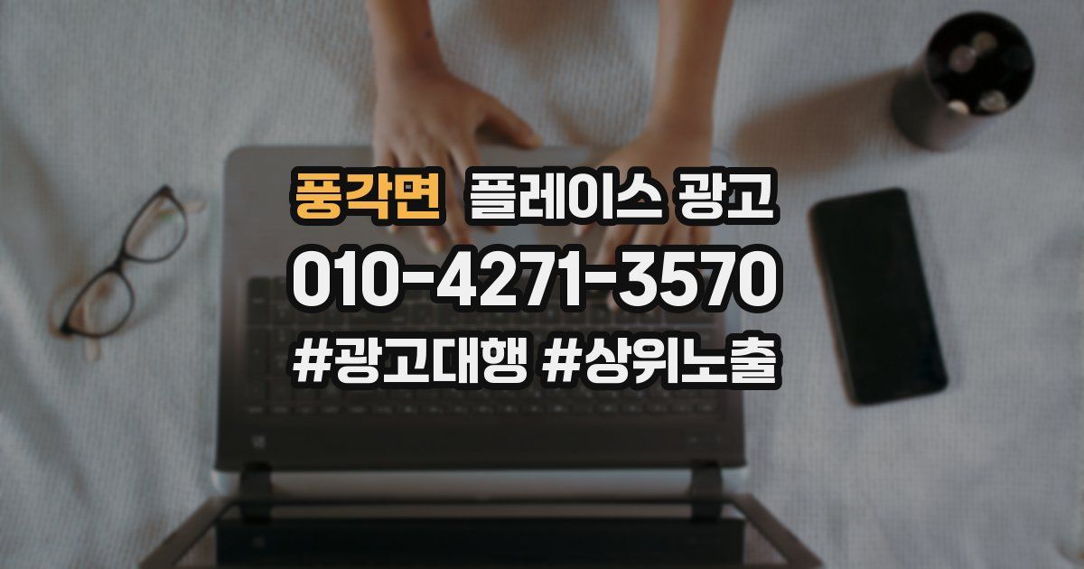 풍각면 플레이스 광고