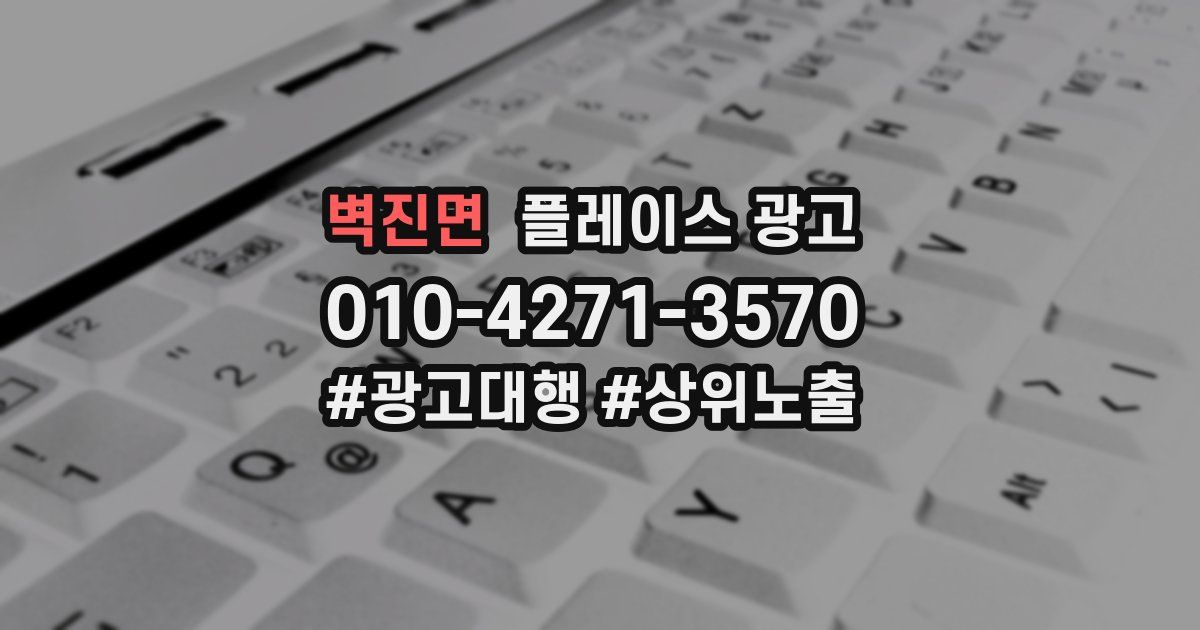 벽진면 플레이스 광고
