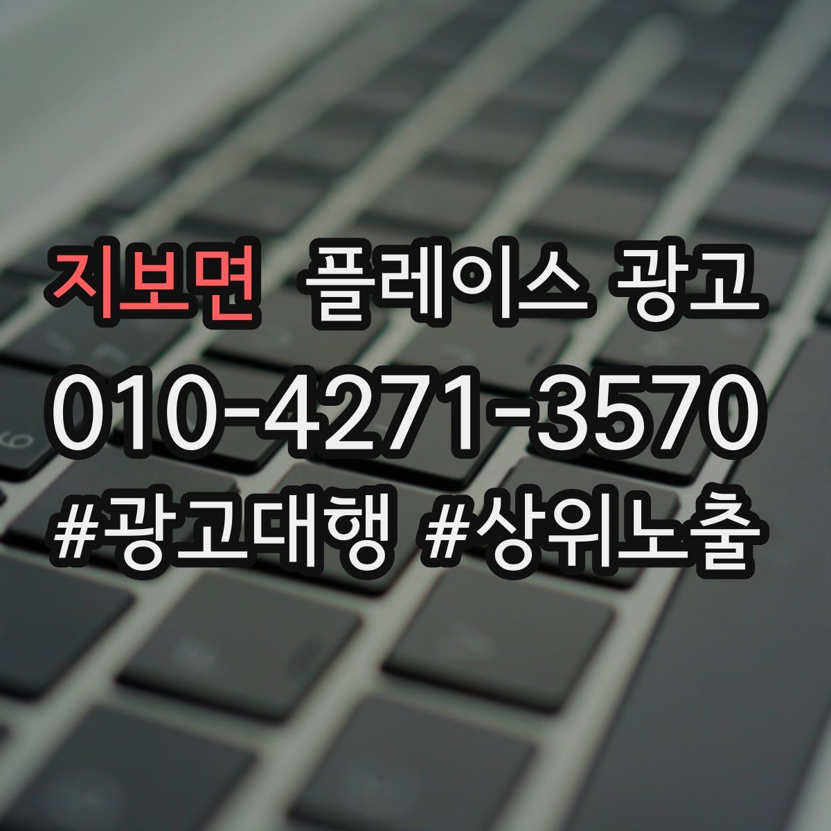 지보면 플레이스 광고