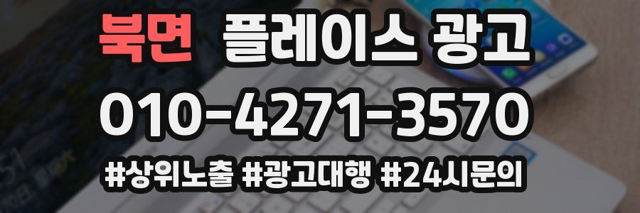 북면 플레이스 광고