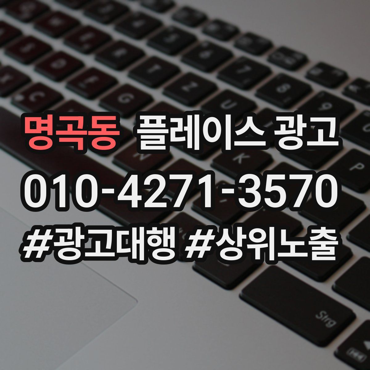 명곡동 플레이스 광고
