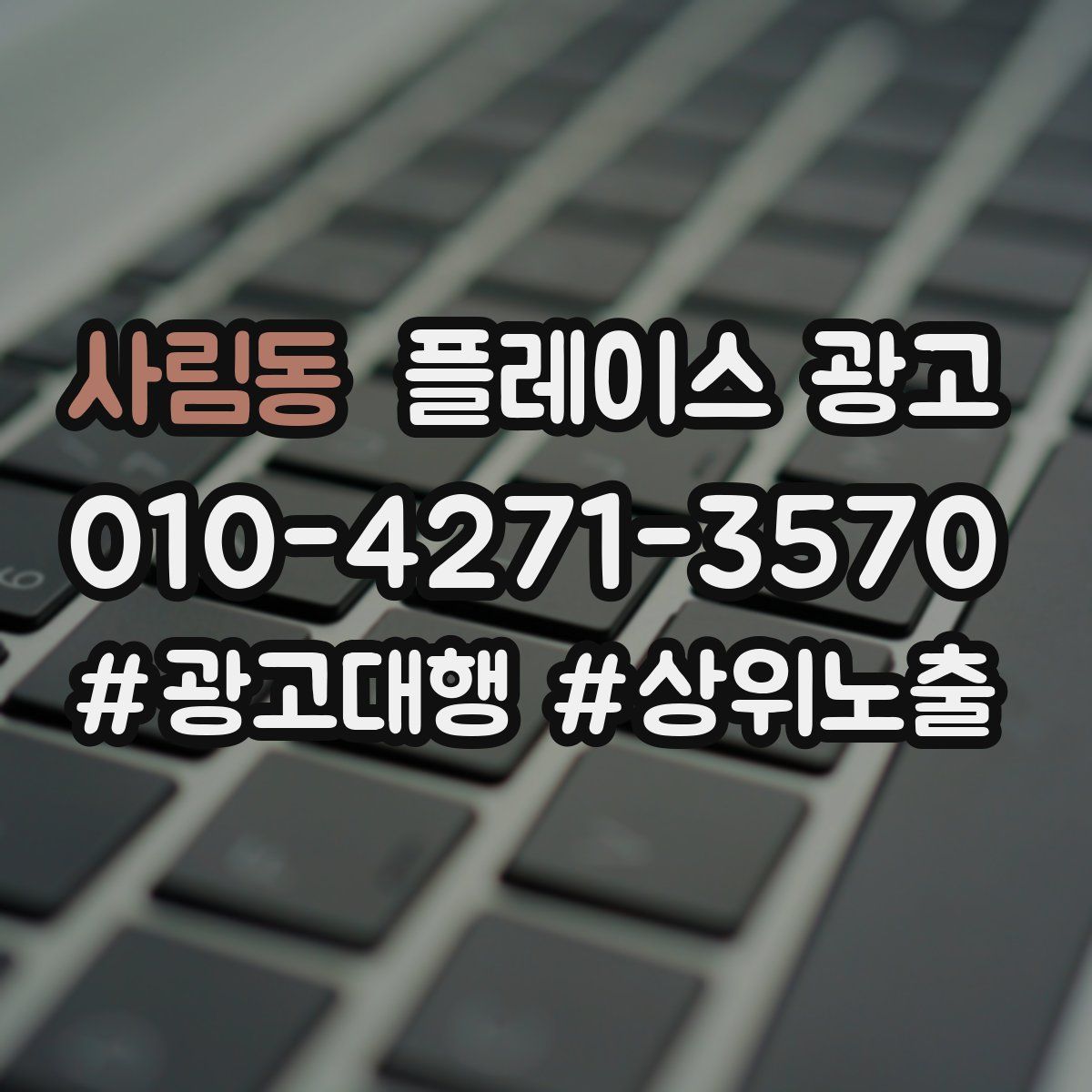 사림동 플레이스 광고