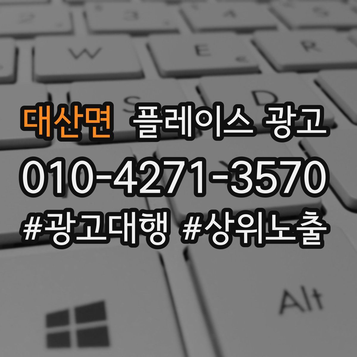대산면 플레이스 광고