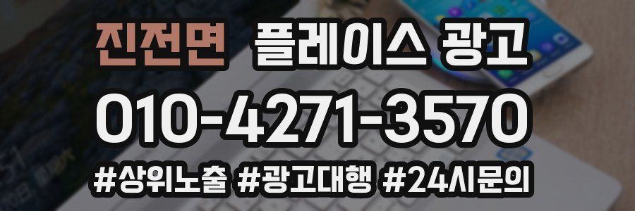 진전면 플레이스 광고