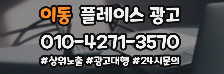 이동 플레이스 광고