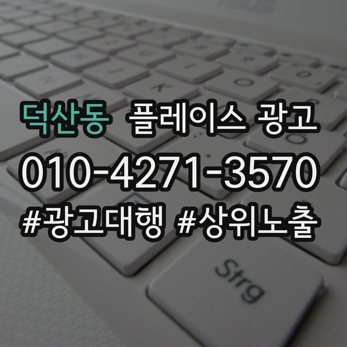 덕산동 플레이스 광고