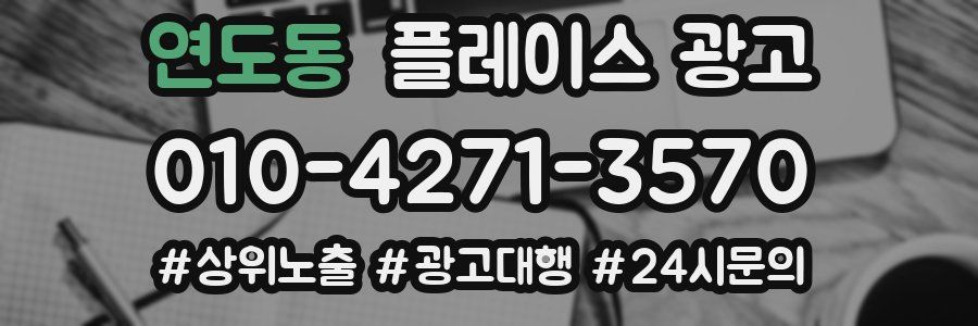 연도동 플레이스 광고