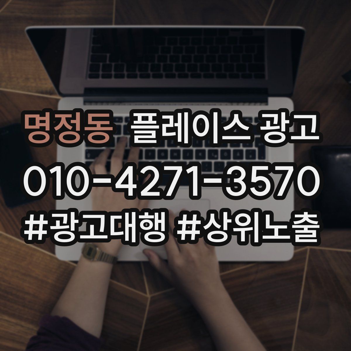 명정동 플레이스 광고