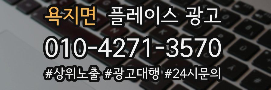 욕지면 플레이스 광고