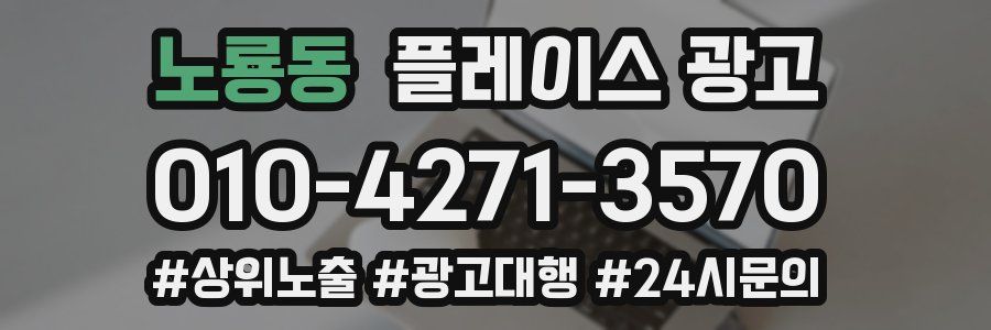 노룡동 플레이스 광고