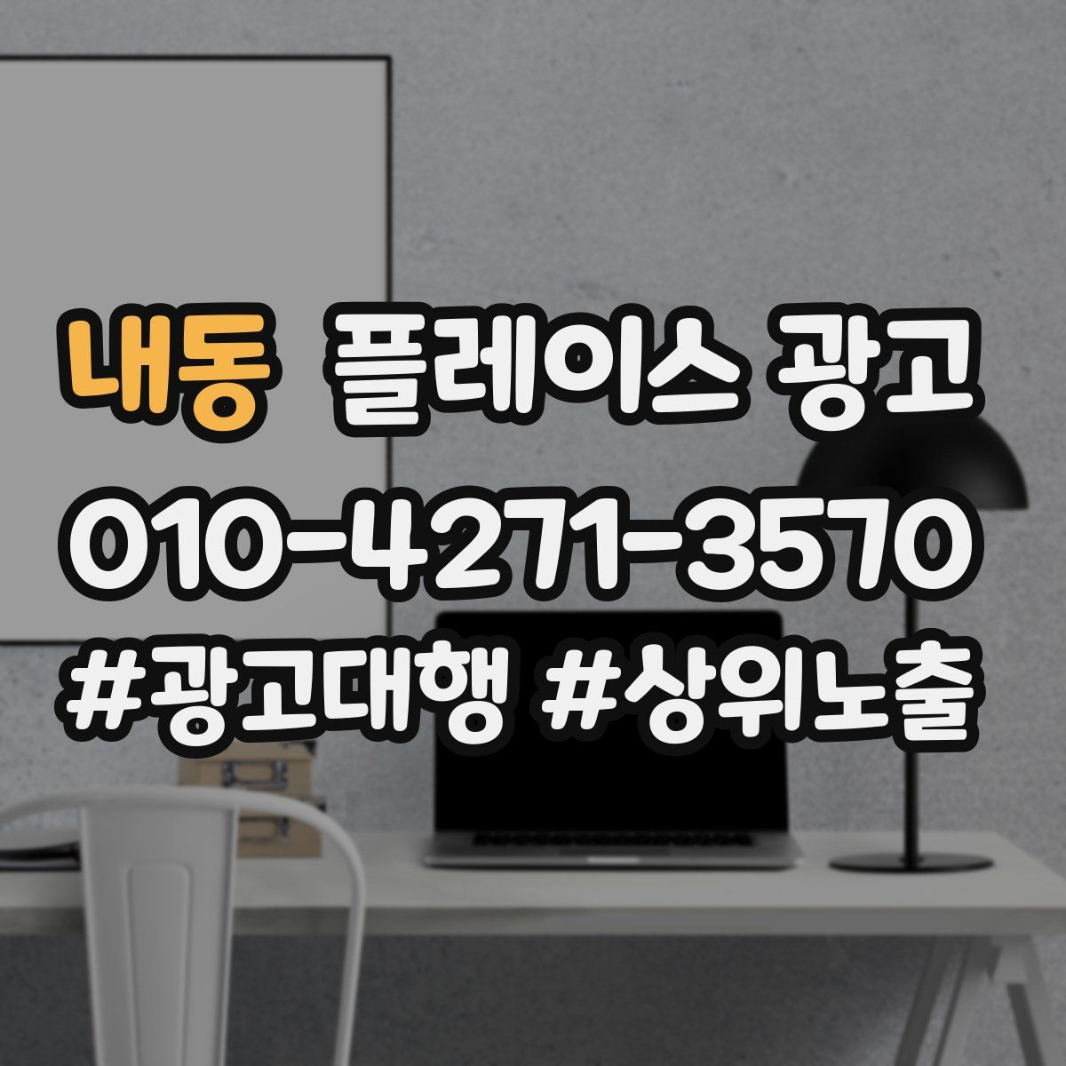 내동 플레이스 광고