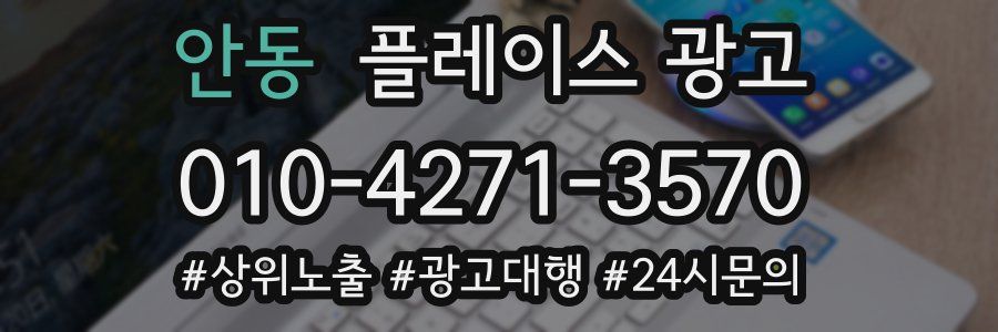 안동 플레이스 광고