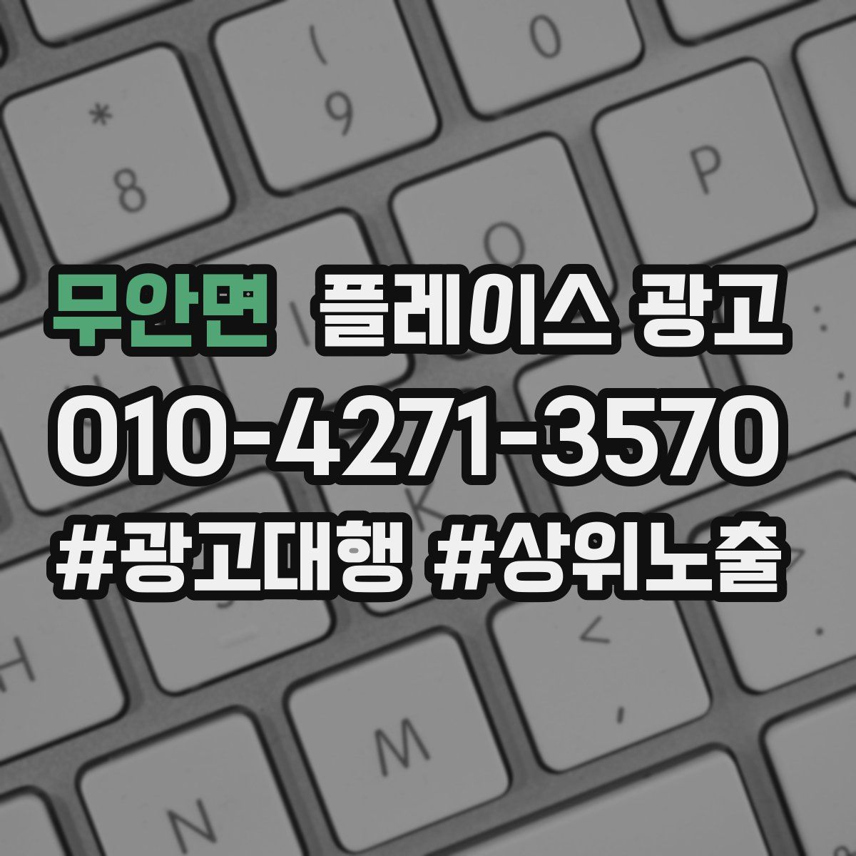 무안면 플레이스 광고