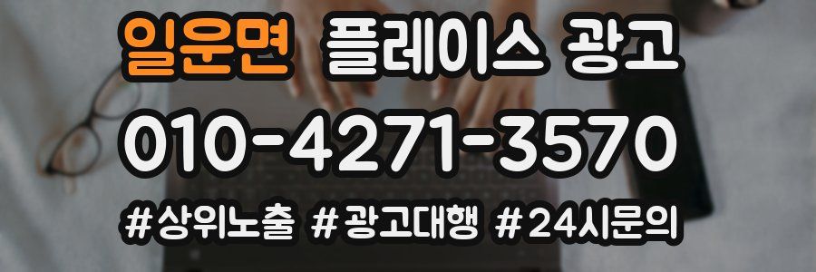 일운면 플레이스 광고