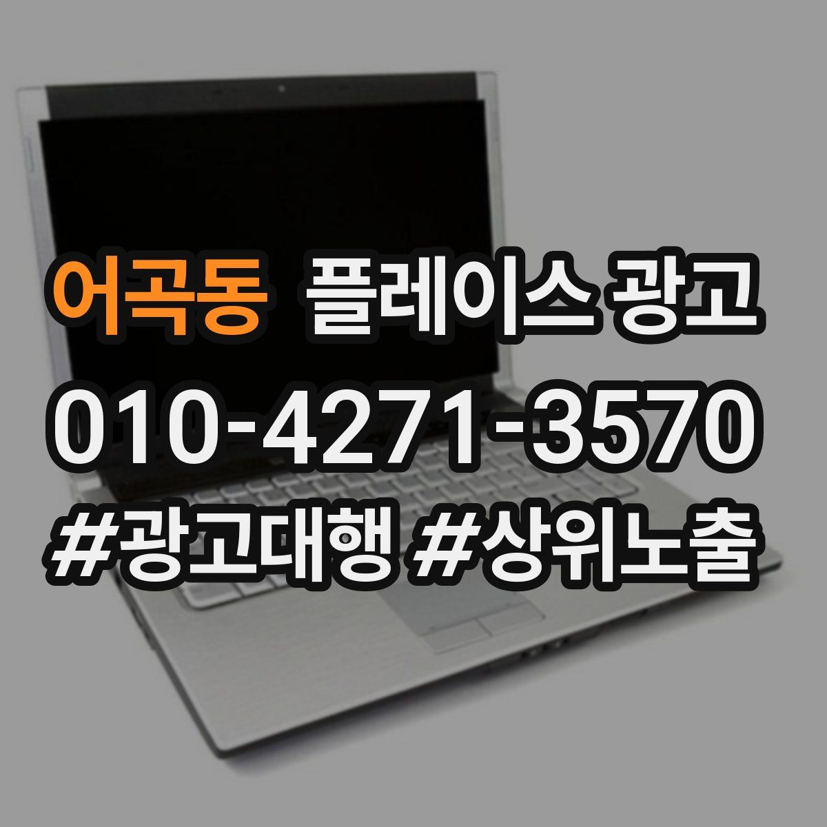 어곡동 플레이스 광고