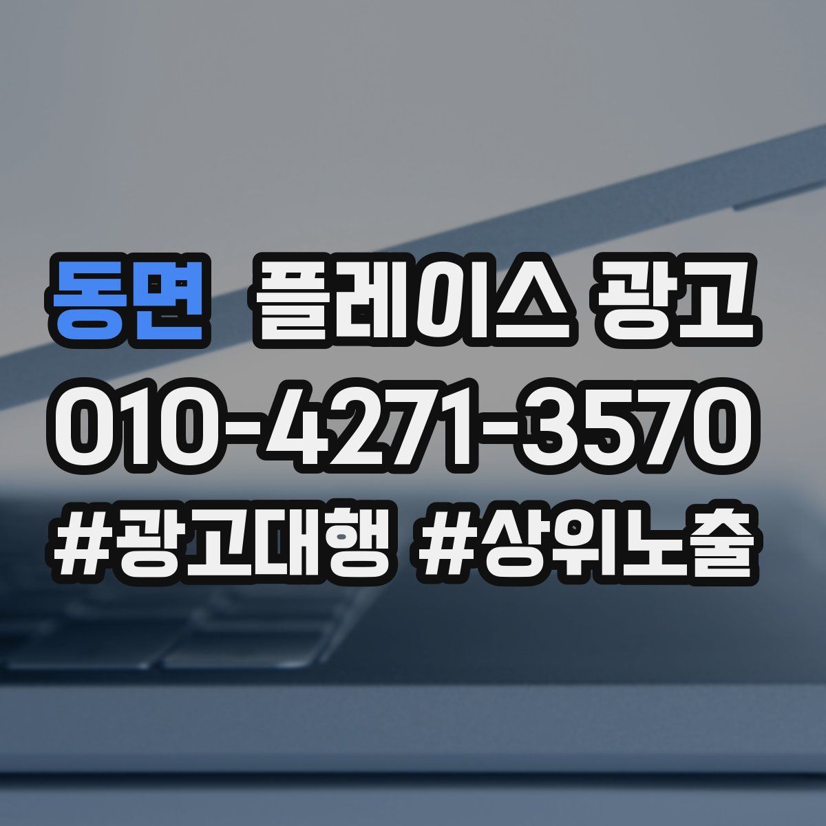 동면 플레이스 광고