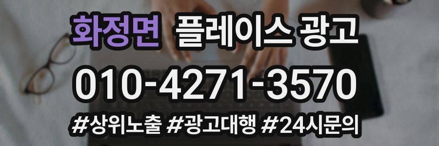 화정면 플레이스 광고