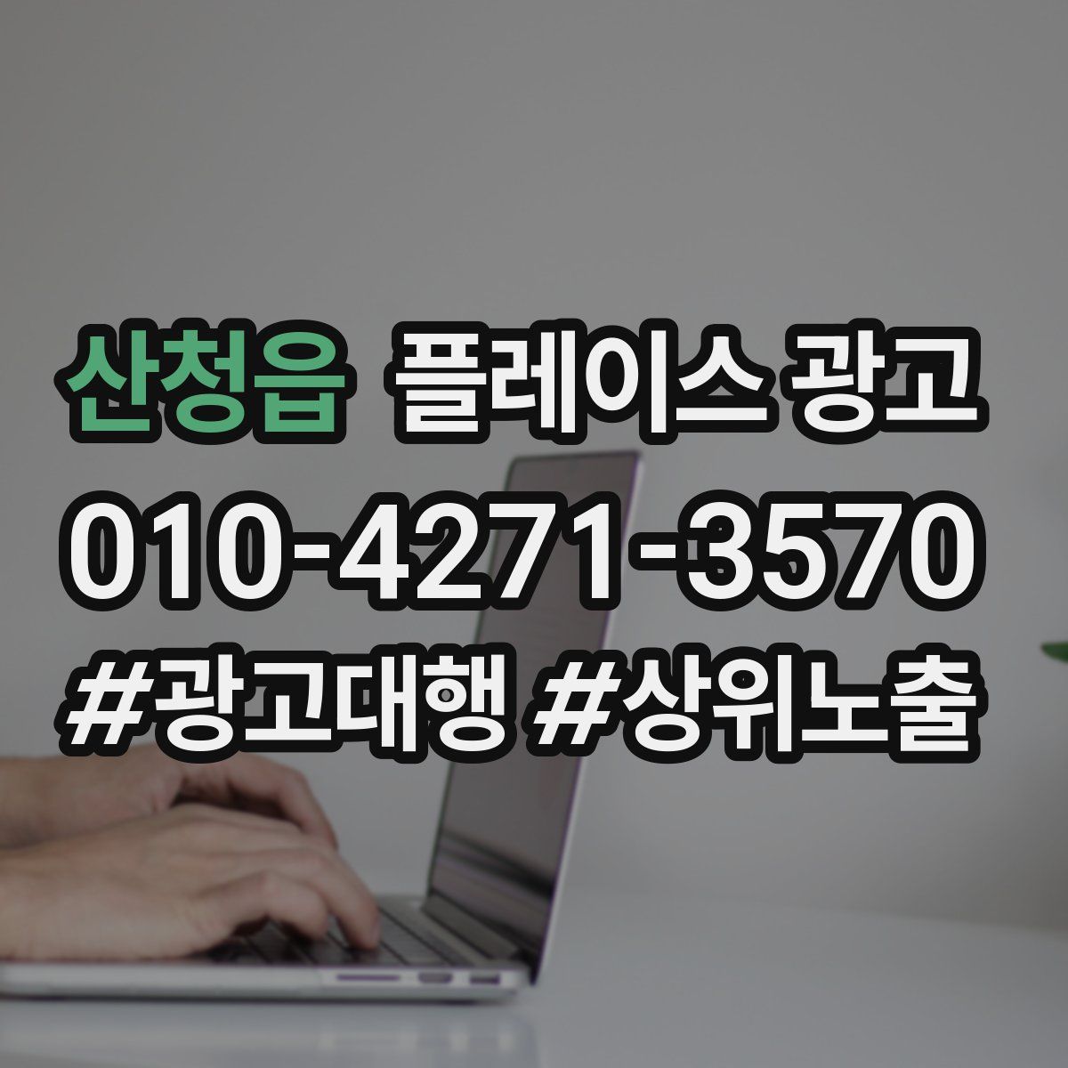 산청읍 플레이스 광고