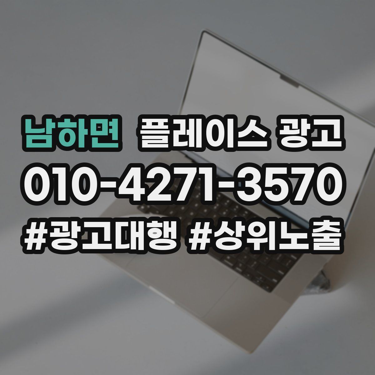 남하면 플레이스 광고