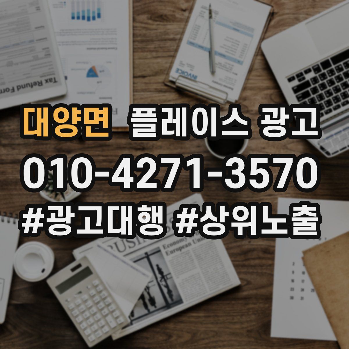 대양면 플레이스 광고