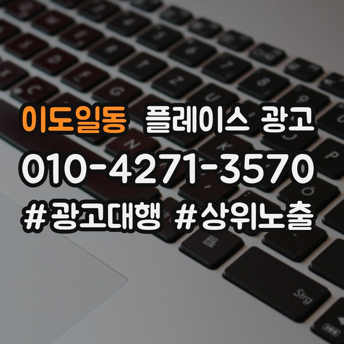 이도일동 플레이스 광고