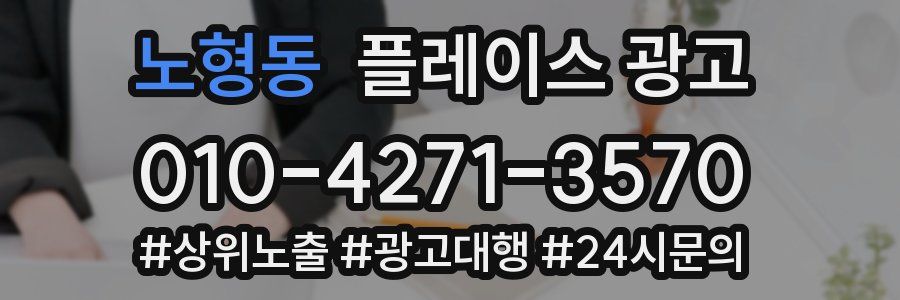 노형동 플레이스 광고