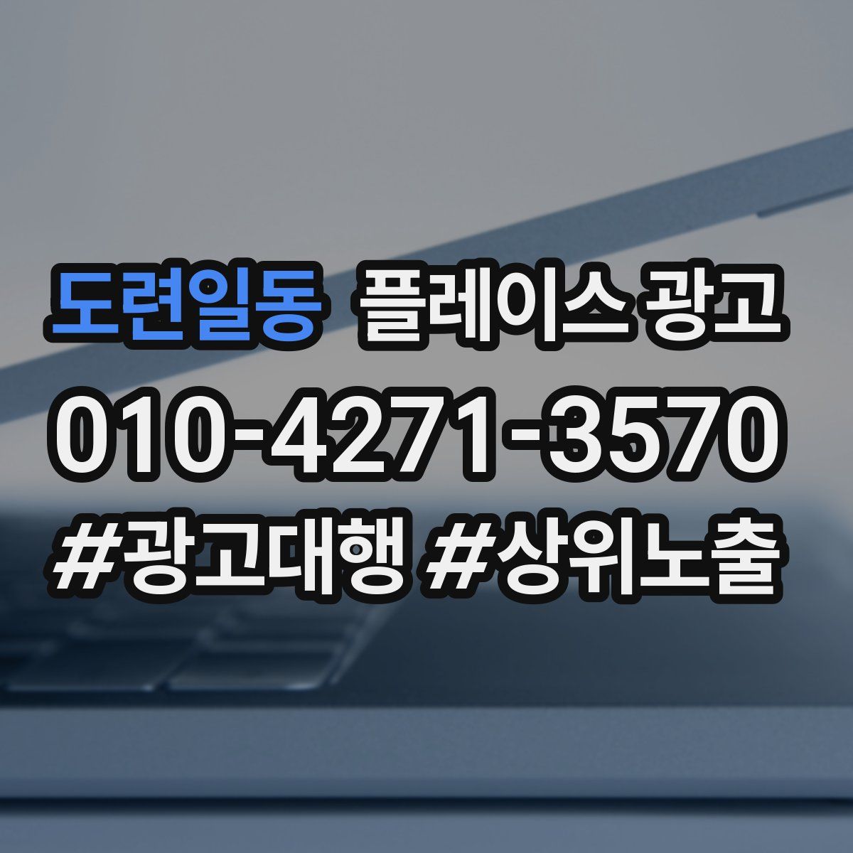 도련일동 플레이스 광고