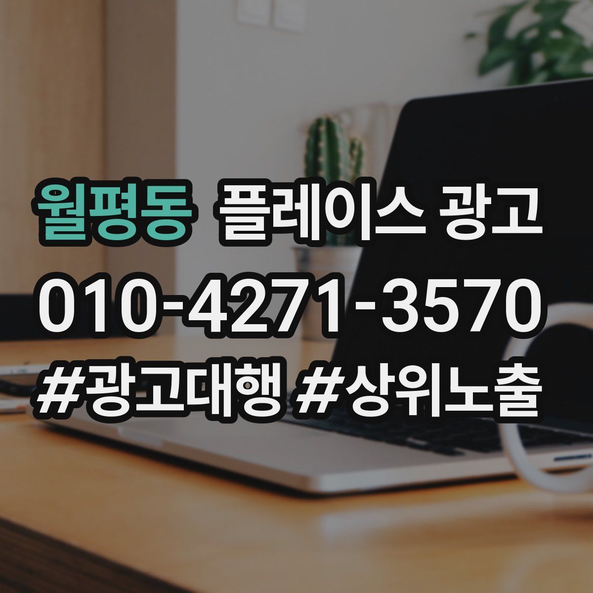 월평동 플레이스 광고
