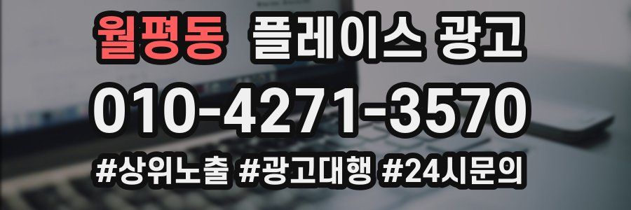 월평동 플레이스 광고