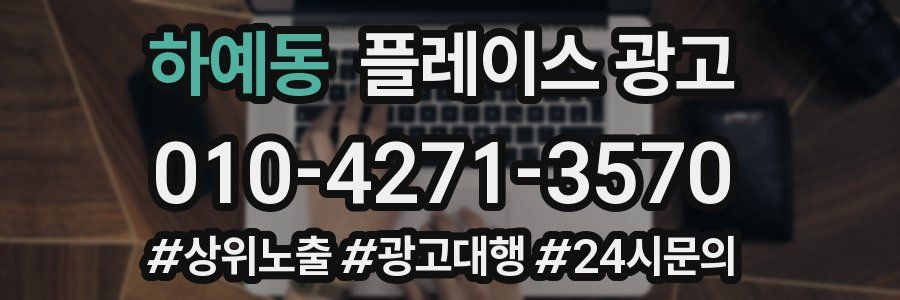 하예동 플레이스 광고