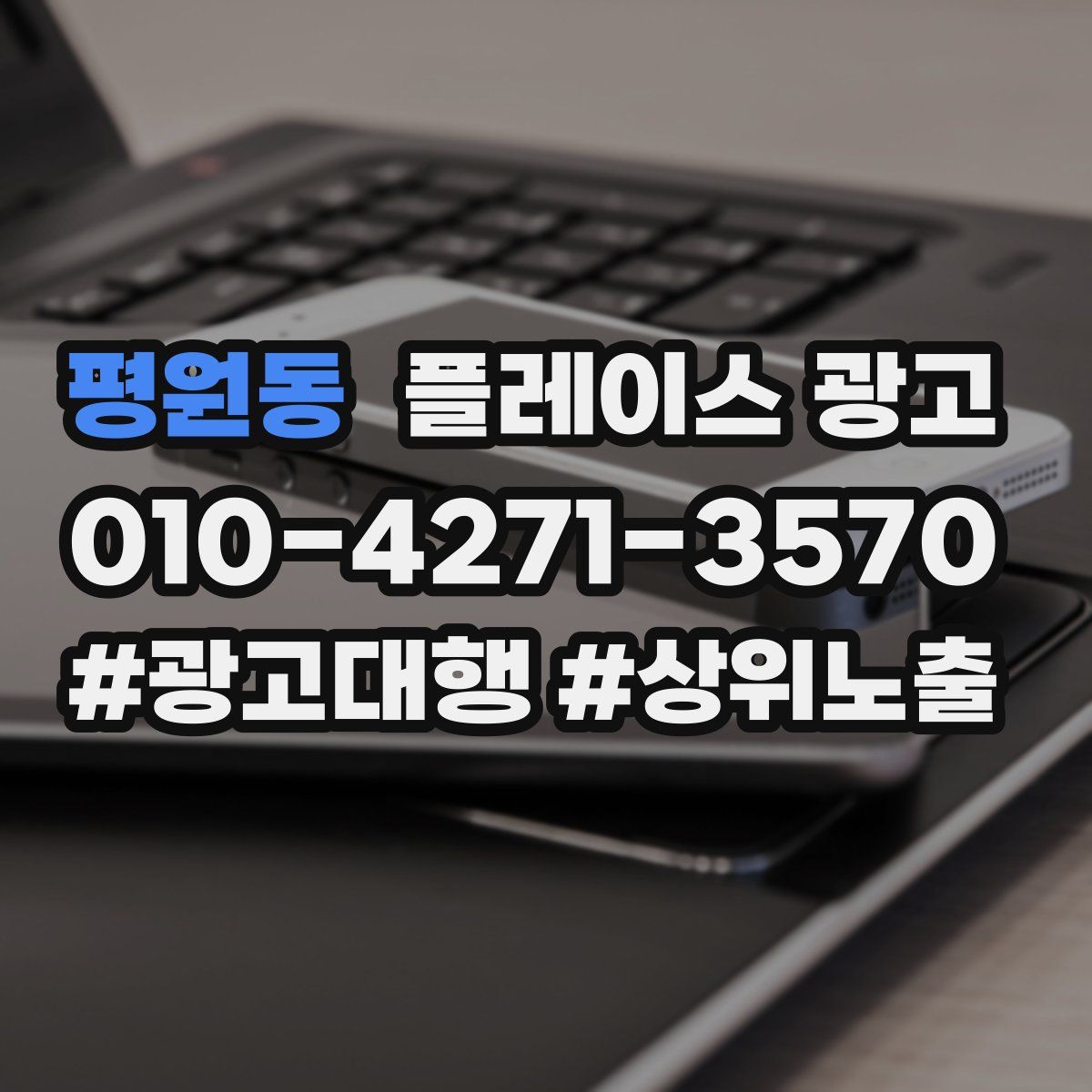 평원동 플레이스 광고