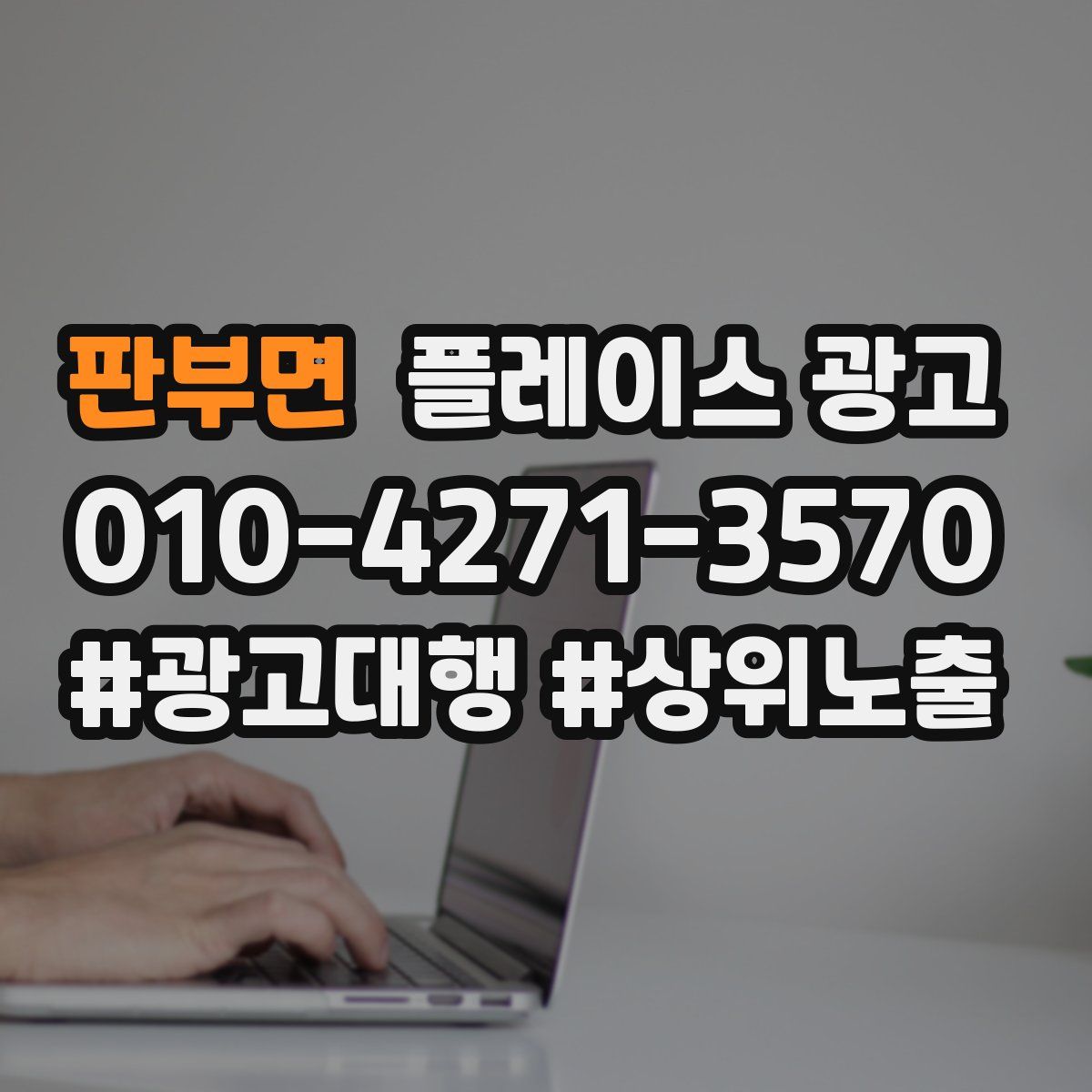 판부면 플레이스 광고