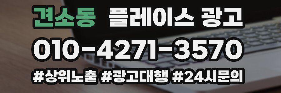견소동 플레이스 광고