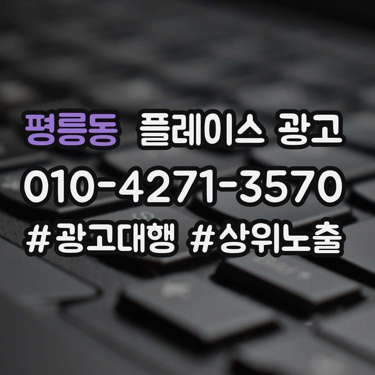 평릉동 플레이스 광고