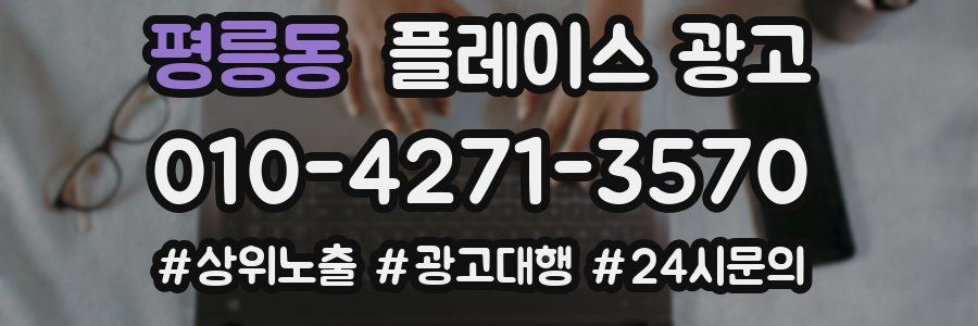평릉동 플레이스 광고