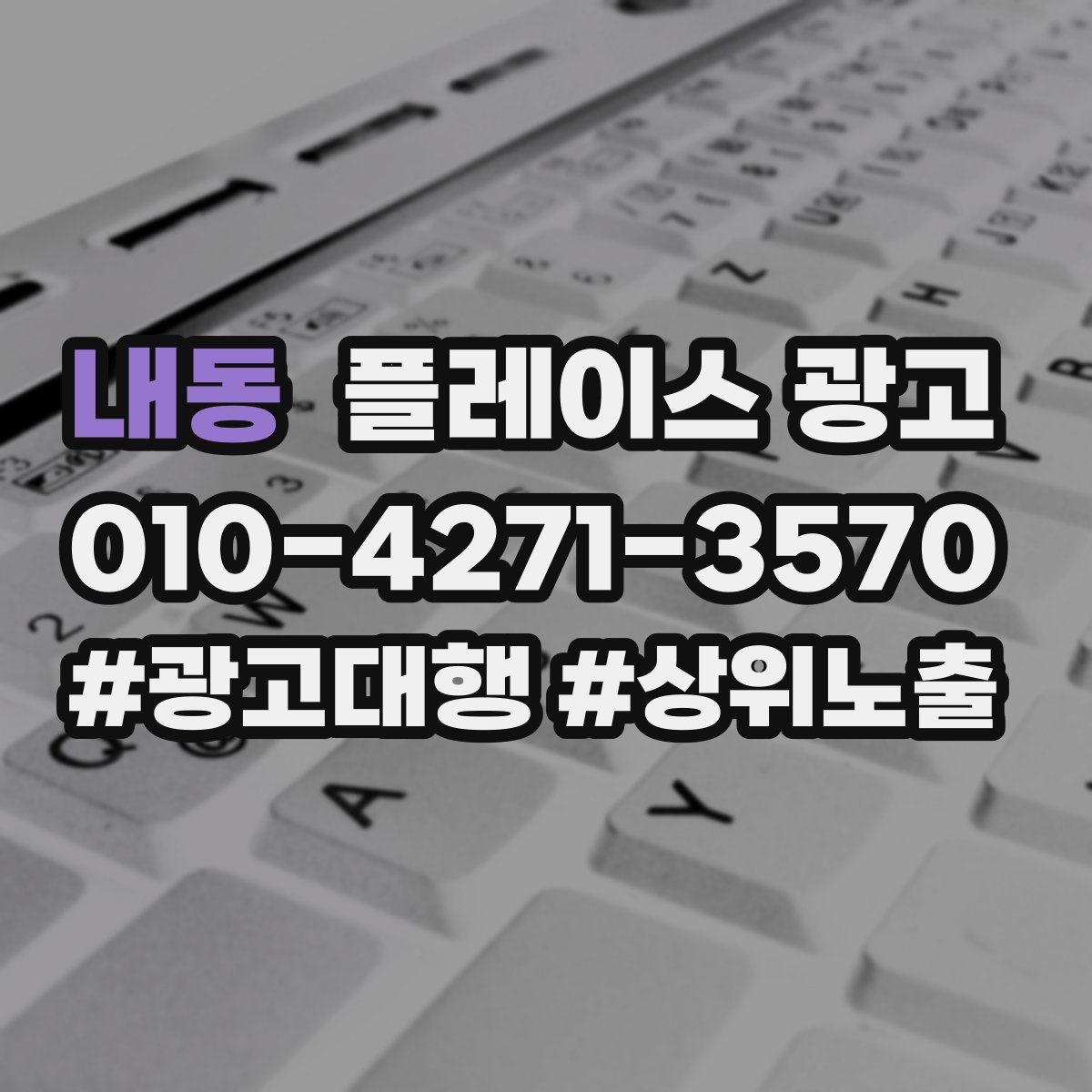 내동 플레이스 광고